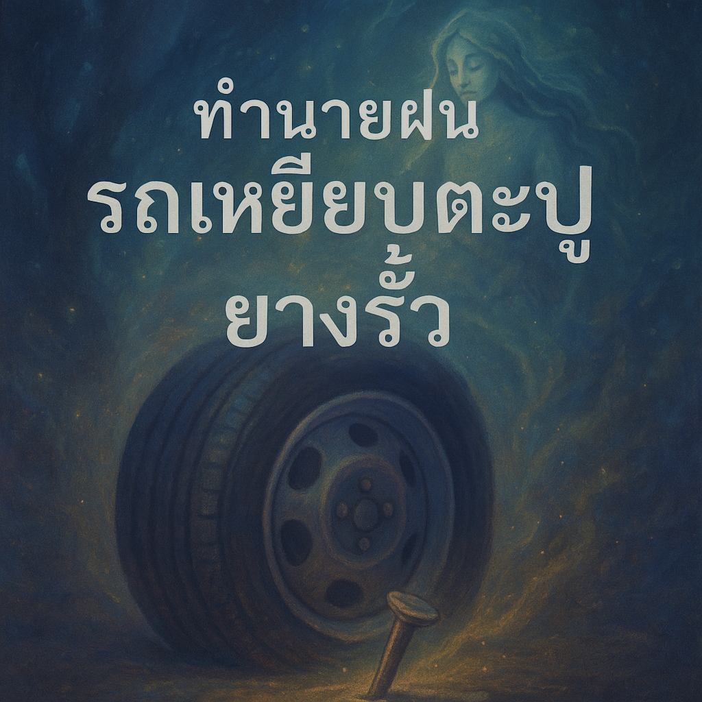 ทำนายฝัน รถเหยียบตะปูยางรั่ว